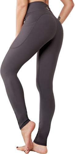 S-DCYCLE Out Cep Yüksek Bel Yoga Pantolon, Karın Kontrol, Cep Egzersiz Yoga Pantolon