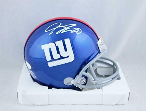 Jeremy Shockey İmzalı New York Giants Mini Kask - JSA W Auth * Beyaz İmzalı NFL Mini Kasklar