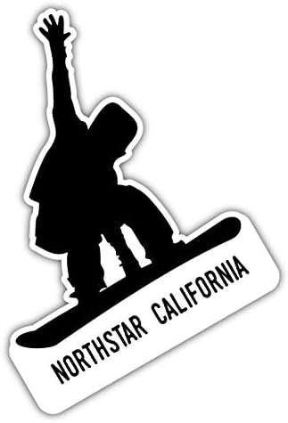 Northstar California California kayak maceraları hatıra 2 inç vinil çıkartma etiket gözlüğü tasarım