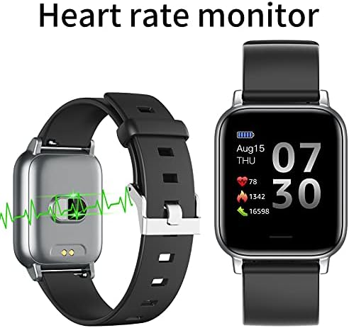 Akıllı saat Erkekler Kadınlar için, 1.3 inç Tam Ekran Sağlık Tracker ile nabız monitörü, uyku Monitör IP68 Su Geçirmez Etkinlik