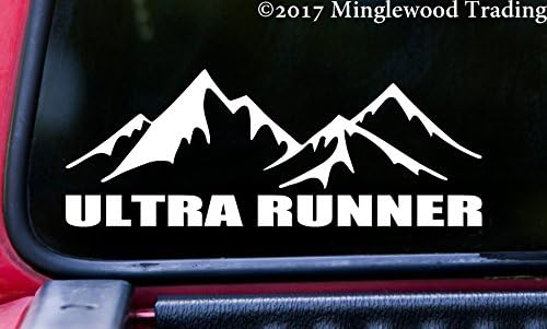 Minglewood Ticaret Parlak Pembe-Ultra Runner 5.25 x 2 Vinil Decal Sticker-Koşu 50 K 50 M 100 K 100 M Araba Dağlar Trail Koşu