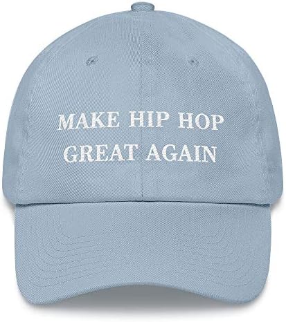 Hip Hop'u Tekrar Harika Yap Şapka (İşlemeli Baba Şapkası) Rap Müzik Hayranı MAGA Parodi