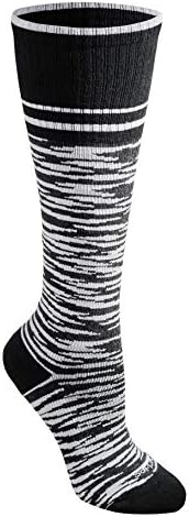Dickies kadın Hafif Konfor Sıkıştırma Over-The-Buzağı Çorap, Siyah Çeşitli (2 Çift), Ayakkabı Boyutu: 6-9