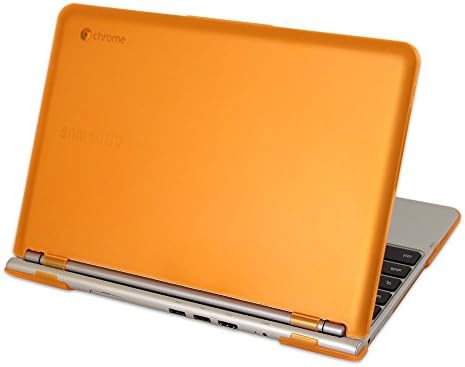 11.6 Samsung Chromebook 11.6 (XE303C12 Serisi Wi-Fi veya 3G) Dizüstü Bilgisayar için mCover Sert Kılıf - Turuncu