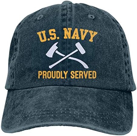 Donanma Hasar Controlman Dc Değerlendirme Unisex Beyzbol Şapkaları kovboy şapkası Denim Şapkalar Düz Şapkalar Uygun Şapkalar