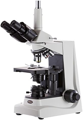 AmScope T680A Profesyonel Trinoküler Bileşik Mikroskop, 40X-1600x Büyütme, wf10x ve WF16x Oküler, 5 DIN Akromatik Hedefleri,