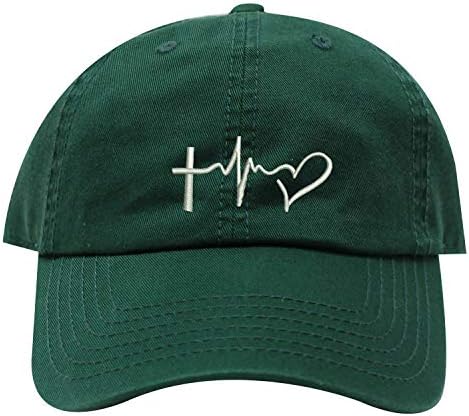 MÜREKKEP DİKİŞ İnanç, Umut, Aşk İşlemeli Logo Yapılandırılmamış Beyzbol Şapkaları-21 Renk