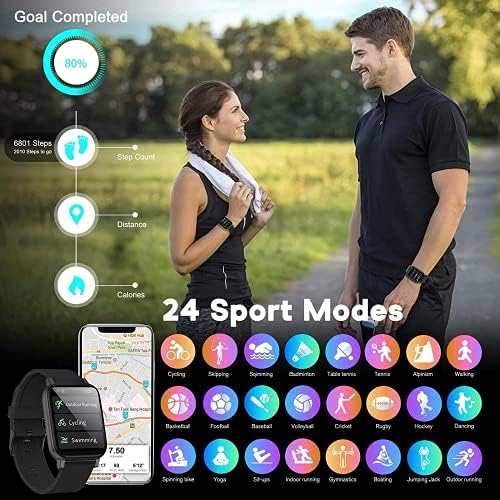SUNTON akıllı saat Spor Izci, vücut Sıcaklığı Monitörü Kan Basıncı Ölçümü Bluetooth Smartwatch Dokunmatik kol saati Erkekler