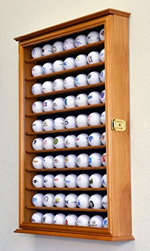 Golf Topu Vitrin Tutucu Dolap duvar rafı Standı Bedeninizi Seçin 98 % UV Kilitlenebilir 5 Boyutları 4 Renk seçmek için