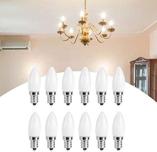 10 ADET E12 LED ampul, 30 W Eşdeğer, 50,000 saat, olmayan Dim, sıcak beyaz lamba için ev ışık duvar lambası